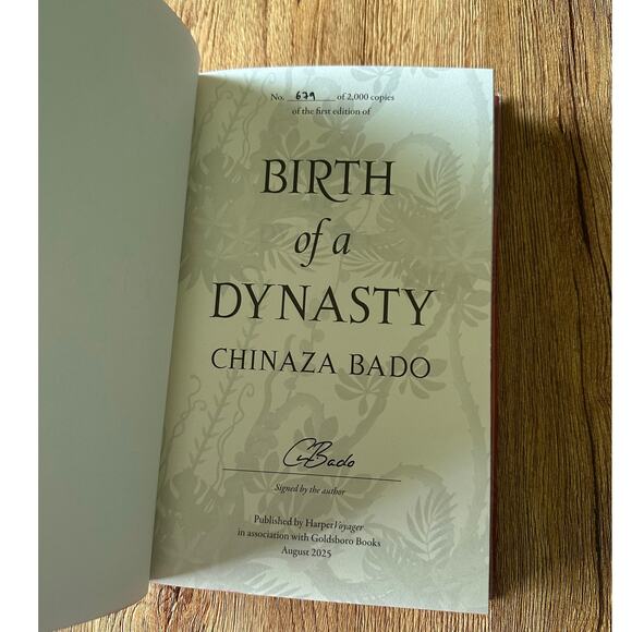 Goldsboro Signed Birth Of A Dynasty By Chinaza Bado - Picture 6 of 8